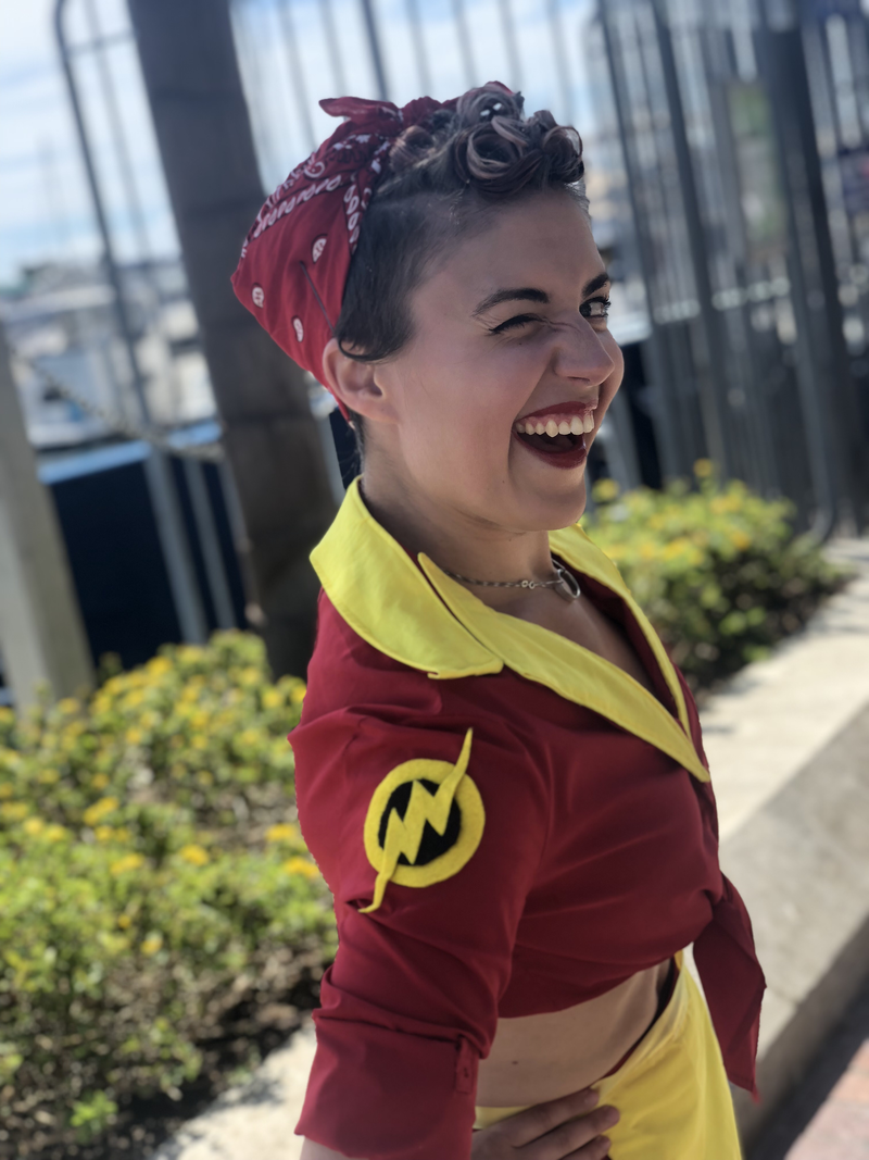 Bombshells’ Flash has her eye on you...